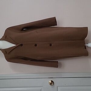 Abercrombie Brown Pea Coat